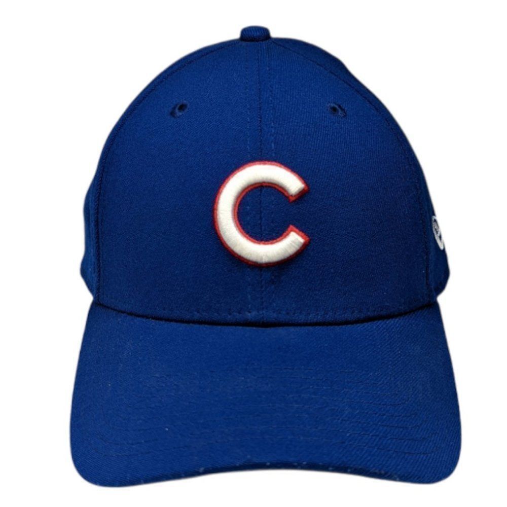 New Era 59Fifty Chicago Cubs MLB Blue Fitted Baseball Cap/Hat SZ Medium-Large